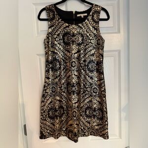 Miami Black and Gold Sequin Top